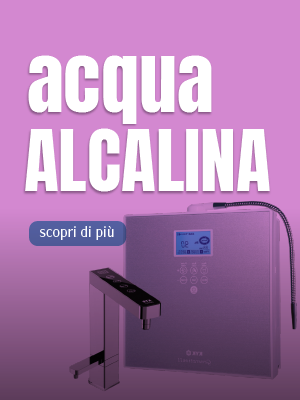 Ionizzatori acqua alcalina e idrogenata – Benefici per il benessere e la salute in casa e azienda