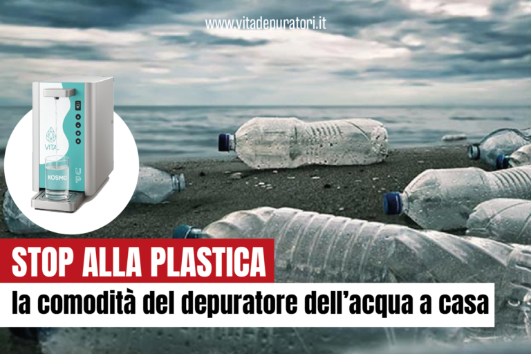 Depuratore Kosmo Up Vita Depuratori contro l’inquinamento da bottiglie di plastica – stop alla plastica e comodità dell’acqua depurata a casa